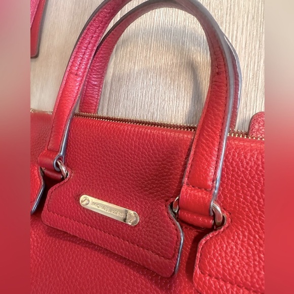 Michael Kors red crossbody purse. Excellent condition. - Picture 8 of 9